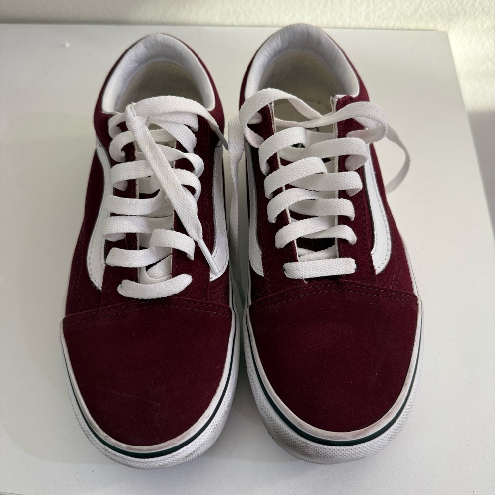 Vans Burgundy/Maroon Sneakers